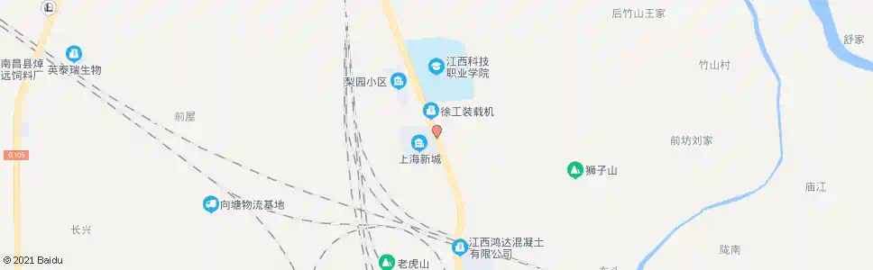 南昌上海新城(招呼站)_公交站地图_南昌公交_妙搜公交查询2025