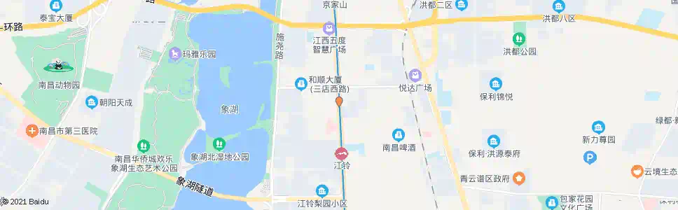 南昌三店西路口_公交站地图_南昌公交_妙搜公交查询2025