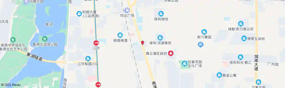 南昌包家花园_公交站地图_南昌公交_妙搜公交查询2025