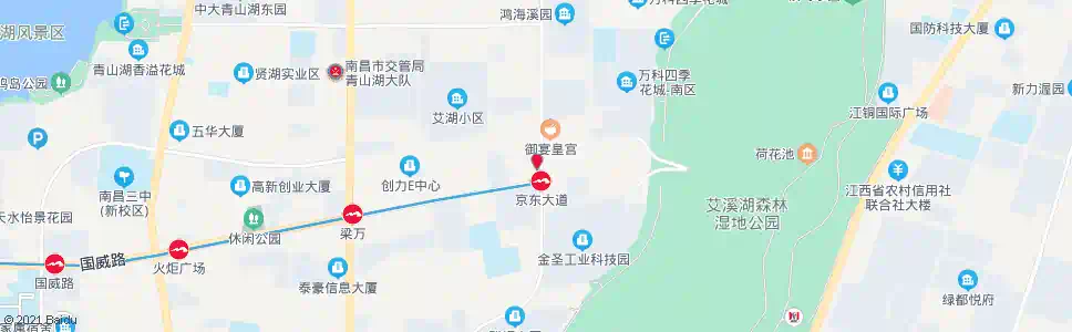 南昌公交高新停车场_公交站地图_南昌公交_妙搜公交查询2025