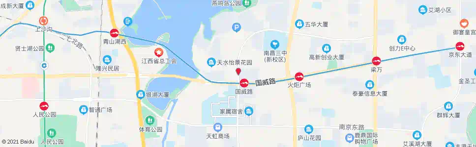 南昌青湖村_公交站地图_南昌公交_妙搜公交查询2025