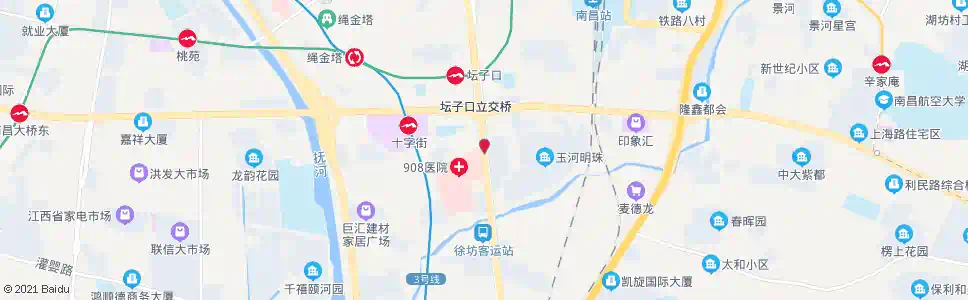 南昌坛子口立交_公交站地图_南昌公交_妙搜公交查询2025