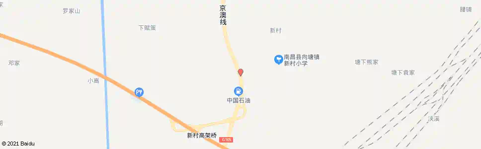 南昌新村(g105)_公交站地图_南昌公交_妙搜公交查询2025