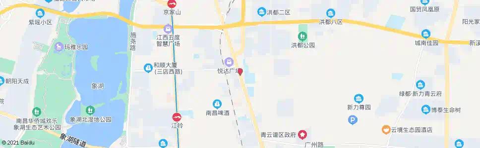 南昌何家坊_公交站地图_南昌公交_妙搜公交查询2025