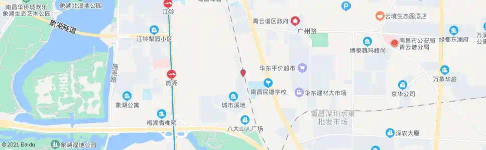 南昌青云谱南路中段_公交站地图_南昌公交_妙搜公交查询2025