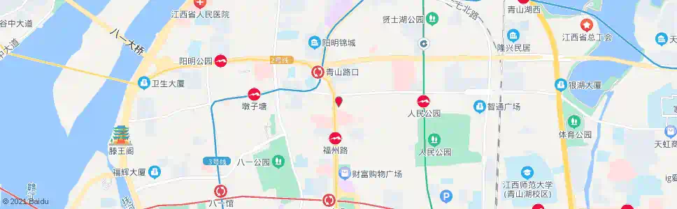南昌南大附属眼科医院(省中医院)_公交站地图_南昌公交_妙搜公交查询2025