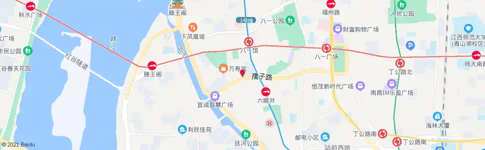 南昌珠宝街口_公交站地图_南昌公交_妙搜公交查询2025