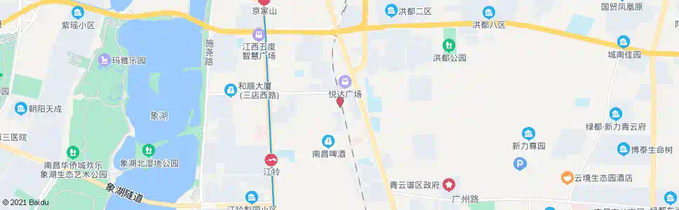 南昌三店西路立交_公交站地图_南昌公交_妙搜公交查询2025