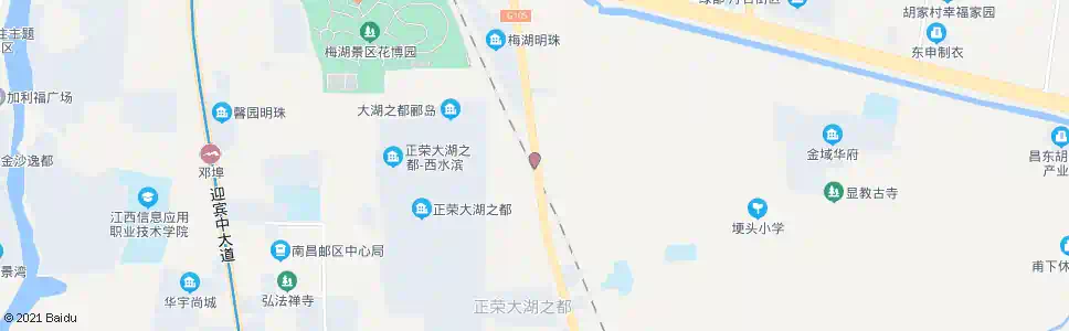 南昌墨山立交桥_公交站地图_南昌公交_妙搜公交查询2025