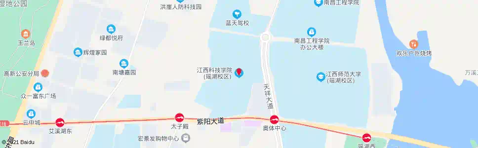南昌江西科技学院_公交站地图_南昌公交_妙搜公交查询2025