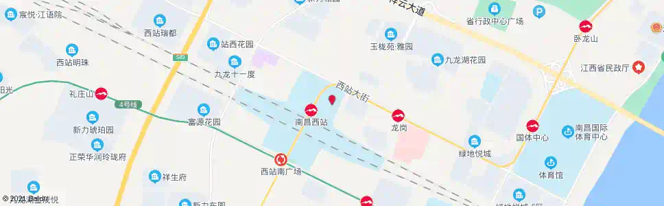 南昌高铁西客站东枢纽_公交站地图_南昌公交_妙搜公交查询2025