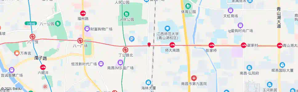 南昌北京西路口_公交站地图_南昌公交_妙搜公交查询2025
