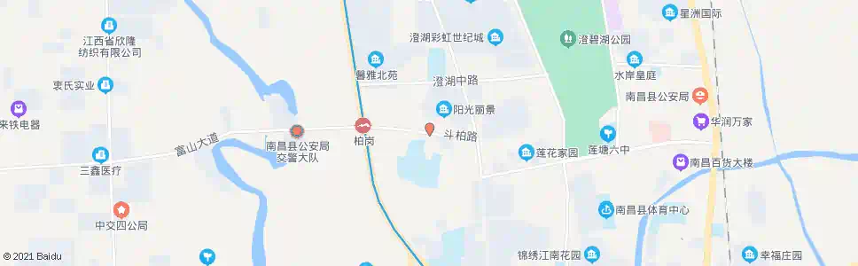 南昌莲塘二中_公交站地图_南昌公交_妙搜公交查询2025