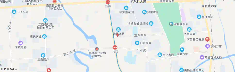 南昌澄湖中路西口_公交站地图_南昌公交_妙搜公交查询2025