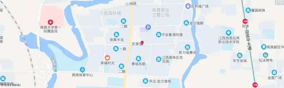 南昌芳草路_公交站地图_南昌公交_妙搜公交查询2025
