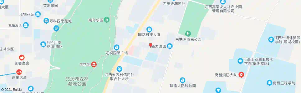 南昌创新一路艾溪湖三路南_公交站地图_南昌公交_妙搜公交查询2025