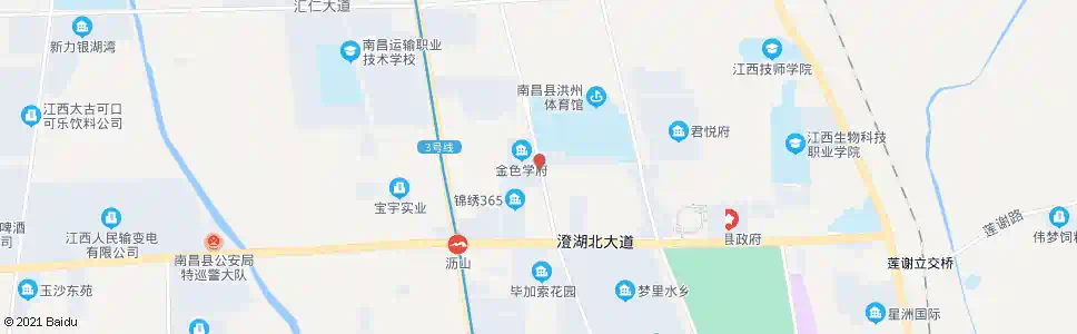 南昌农科路中段_公交站地图_南昌公交_妙搜公交查询2025