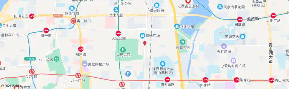 南昌二七北路口_公交站地图_南昌公交_妙搜公交查询2025