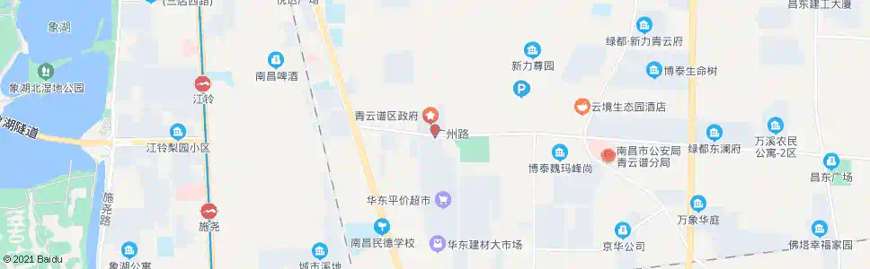 南昌青云谱区政府_公交站地图_南昌公交_妙搜公交查询2025