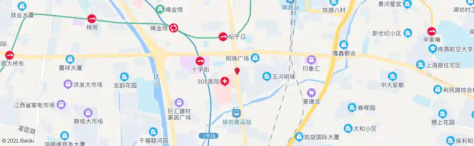 南昌坛子口立交(九四医院)_公交站地图_南昌公交_妙搜公交查询2025