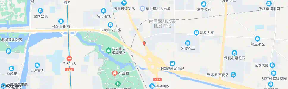 南昌朱桥东路口_公交站地图_南昌公交_妙搜公交查询2025