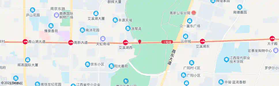 南昌艾溪湖大桥_公交站地图_南昌公交_妙搜公交查询2025