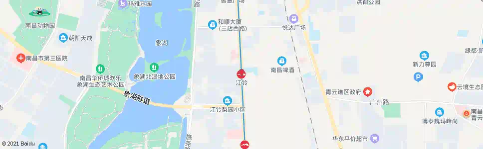 南昌江铃农贸市场_公交站地图_南昌公交_妙搜公交查询2025