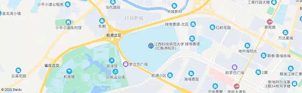 南昌榴云路口(科技师范)_公交站地图_南昌公交_妙搜公交查询2025