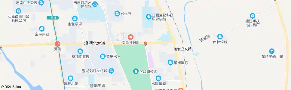 南昌澄湖东路北口_公交站地图_南昌公交_妙搜公交查询2025