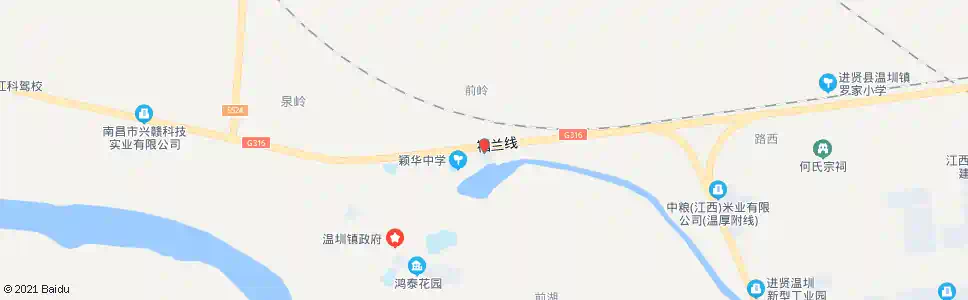 南昌温圳东(招呼站)_公交站地图_南昌公交_妙搜公交查询2025