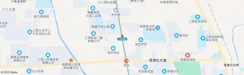 南昌小蓝二路东口_公交站地图_南昌公交_妙搜公交查询2025