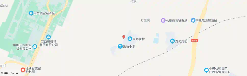 南昌朱坊新村_公交站地图_南昌公交_妙搜公交查询2025