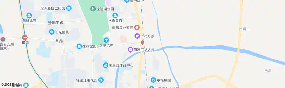 南昌莲塘老站_公交站地图_南昌公交_妙搜公交查询2025