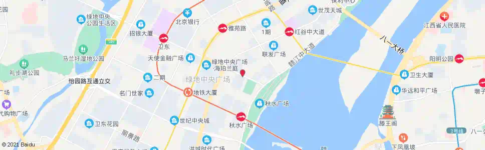 南昌红谷大厦_公交站地图_南昌公交_妙搜公交查询2025