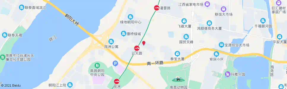 南昌喜盈门南昌建材家居广场_公交站地图_南昌公交_妙搜公交查询2025