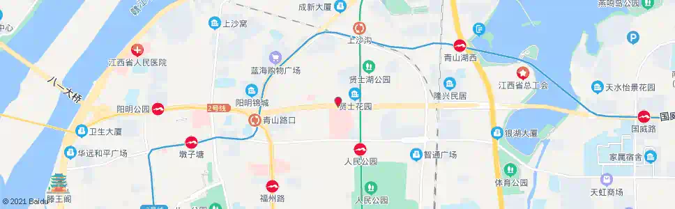 南昌南大一附医院北门_公交站地图_南昌公交_妙搜公交查询2025