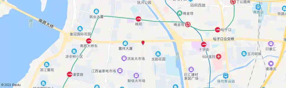 南昌市场东路_公交站地图_南昌公交_妙搜公交查询2025