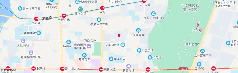 南昌青春家园_公交站地图_南昌公交_妙搜公交查询2025