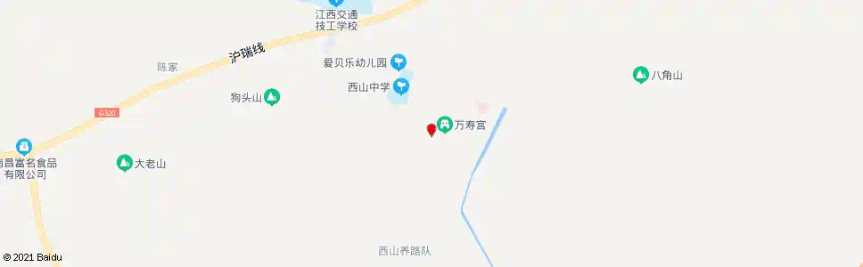 南昌西山万寿宫_公交站地图_南昌公交_妙搜公交查询2025