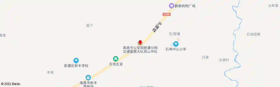 南昌西山中队_公交站地图_南昌公交_妙搜公交查询2025