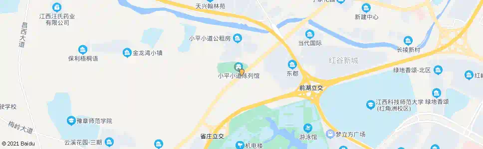 南昌小平小道_公交站地图_南昌公交_妙搜公交查询2025