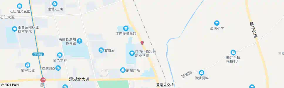 南昌江西生物学院_公交站地图_南昌公交_妙搜公交查询2025