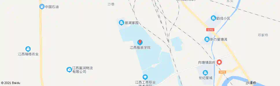 南昌江西服装学院_公交站地图_南昌公交_妙搜公交查询2025