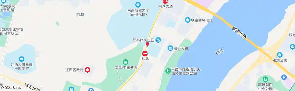 南昌岭北村_公交站地图_南昌公交_妙搜公交查询2025