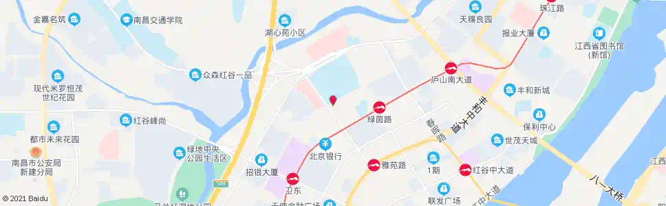 南昌洪都中医院北院(招呼站)_公交站地图_南昌公交_妙搜公交查询2025