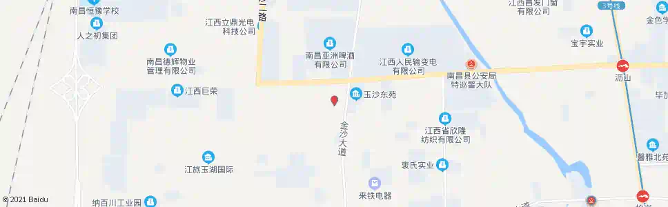 南昌玉沙村_公交站地图_南昌公交_妙搜公交查询2025