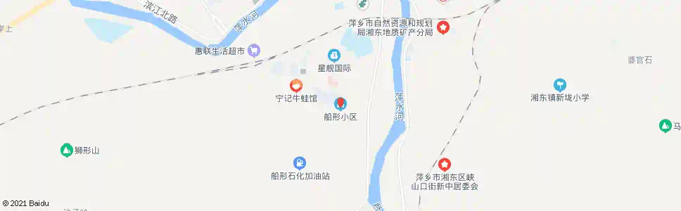 萍乡船形小区_公交站地图_萍乡公交_妙搜公交查询2025