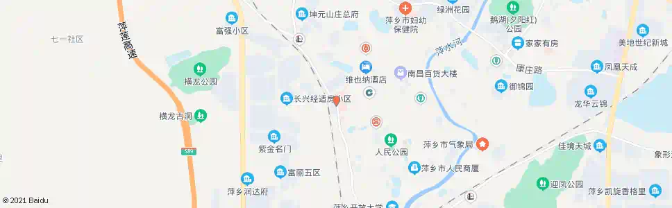 萍乡湘雅萍矿合作医院_公交站地图_萍乡公交_妙搜公交查询2025