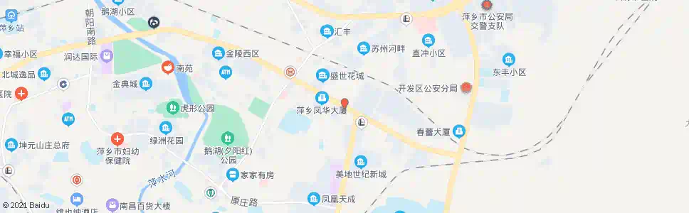 萍乡登岸小区_公交站地图_萍乡公交_妙搜公交查询2025