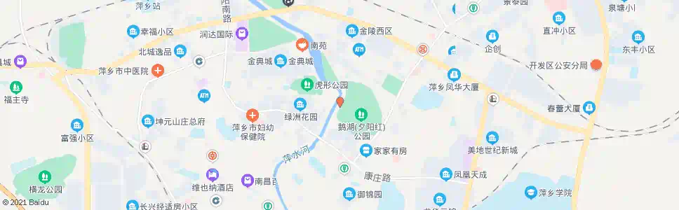 萍乡鹅湖公园(后)_公交站地图_萍乡公交_妙搜公交查询2025